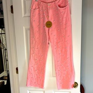 New BiBi Pink Pearl-Embellished Apparel